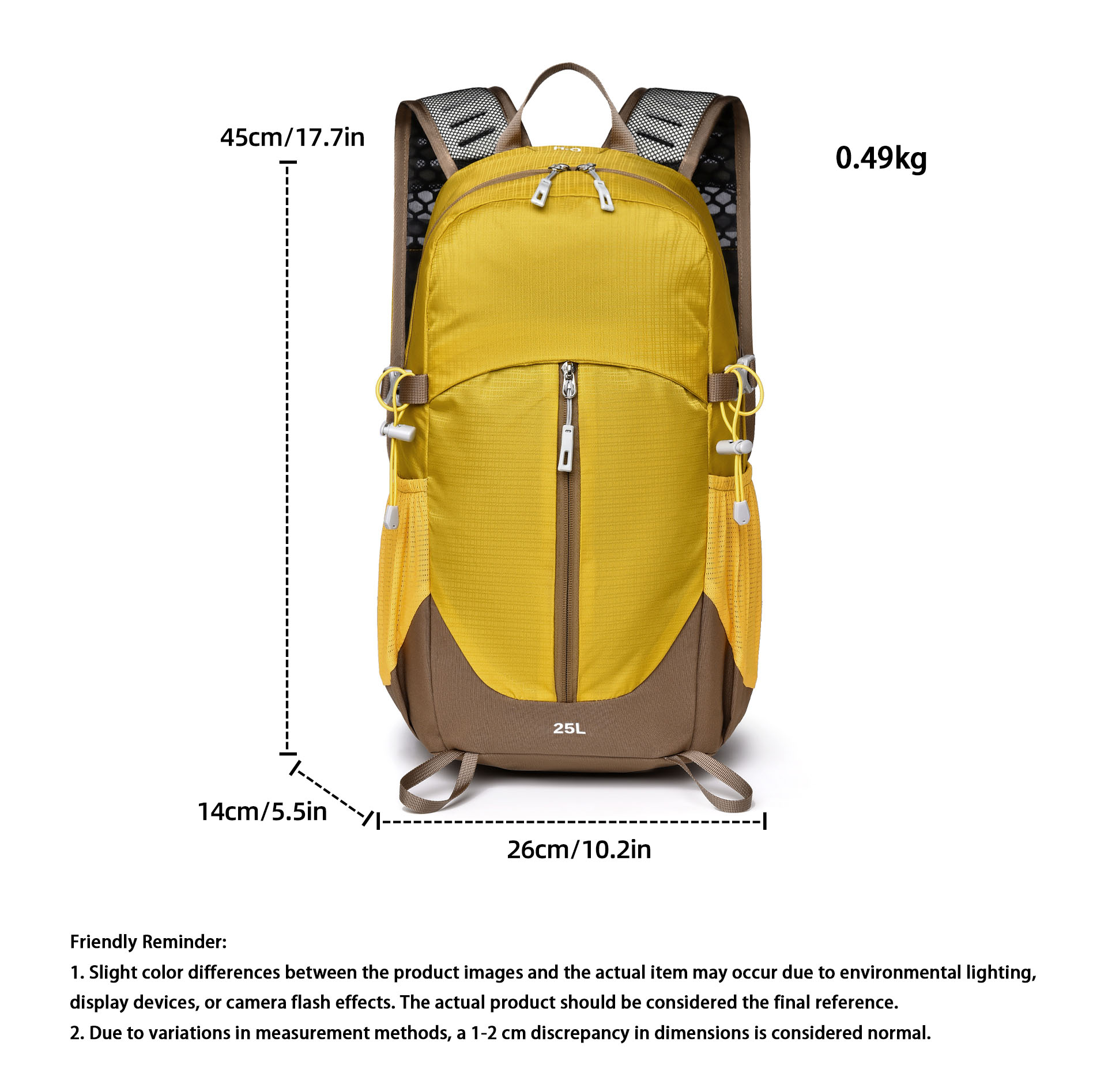 25l Large Capacity Hiking Back - Hiking Backpack Waterproof avaliação e preço