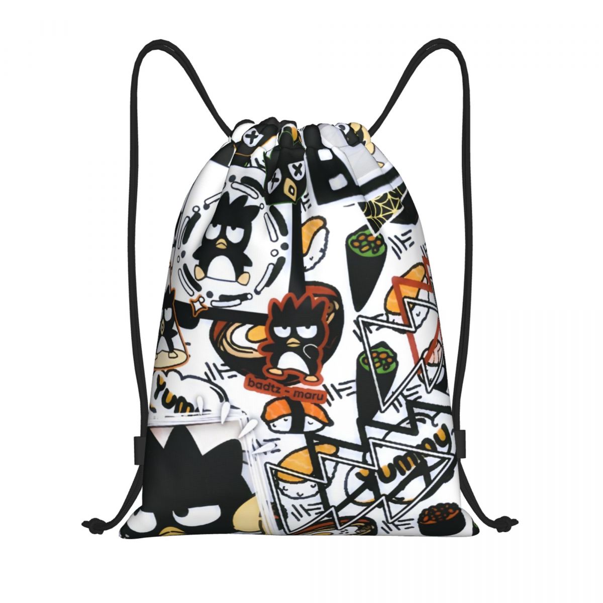 Cute Cartoon Penguin Bad Badtz - Drawstring Gym Bag avaliação e preço