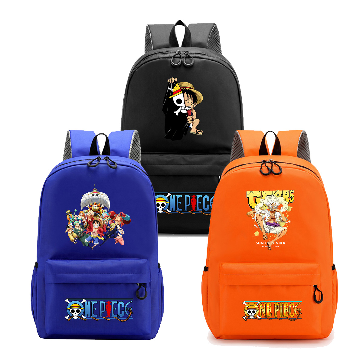 One Piece Anime Print Backpack - School Backpack Teen avaliação e preço