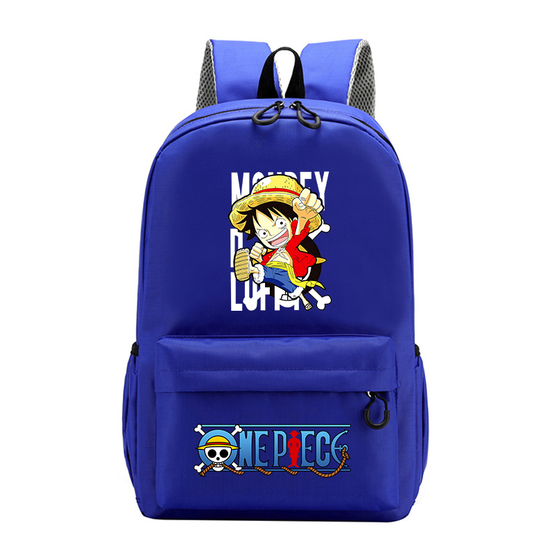 One Piece Anime Print Backpack - School Backpack Teen avaliação e preço