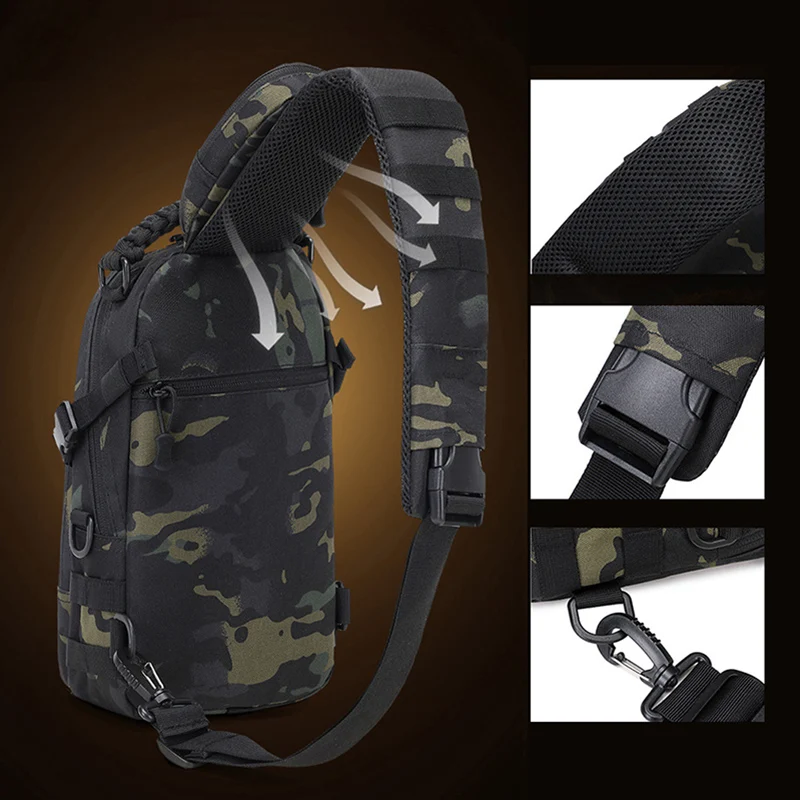 Men's Waist Bag Sports Shoulde - Sling Backpack Shoulder avaliação e preço