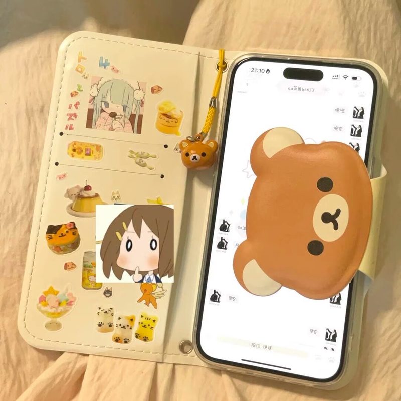 Rilakkuma Cute Cartoon Flip Le - Mini Backpack Purse avaliação e preço