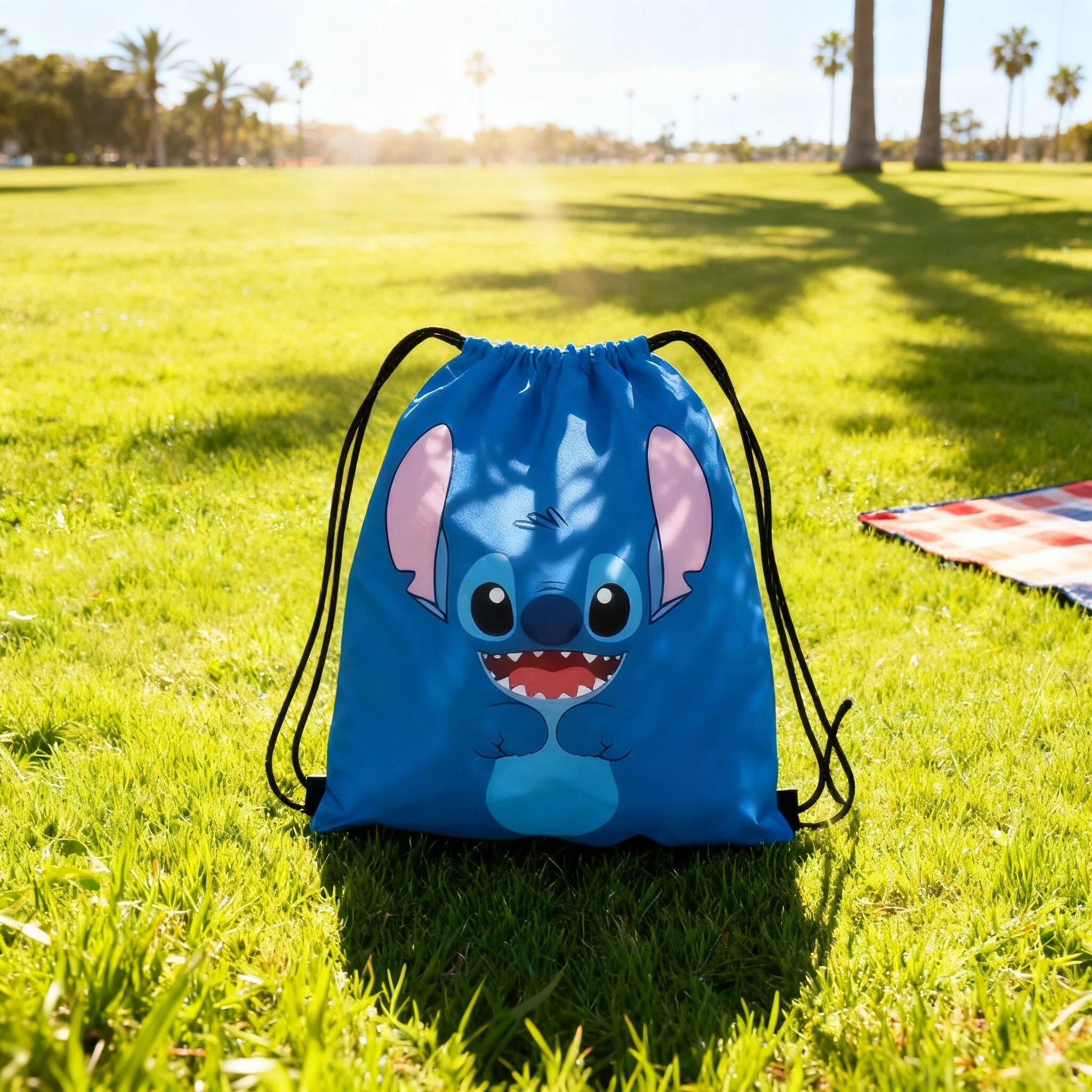 Disney Stitch Storage Bags Set - Drawstring Gym Bag avaliação e preço