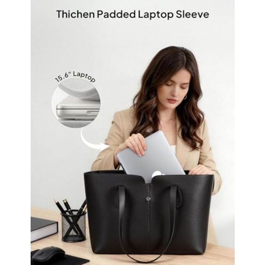 TOPEAST Laptop Tote Bag for Wo - Laptop Sleeve Removable avaliação e preço