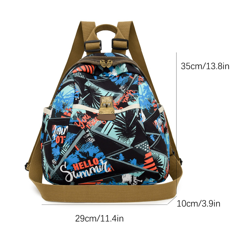 Fashion Women's Backpack Vinta - Canvas Backpack Casual avaliação e preço