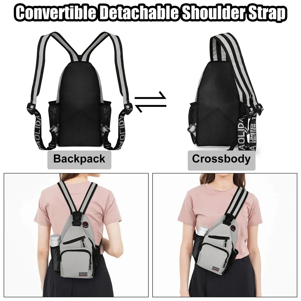 Multi-pocket Casual Chest Bag  - Fashion Backpack Women avaliação e preço