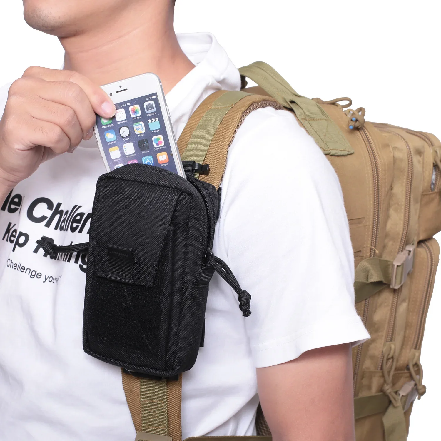 Molle Backpack Strap Bag Phone - Backpack Insert Organizer avaliação e preço
