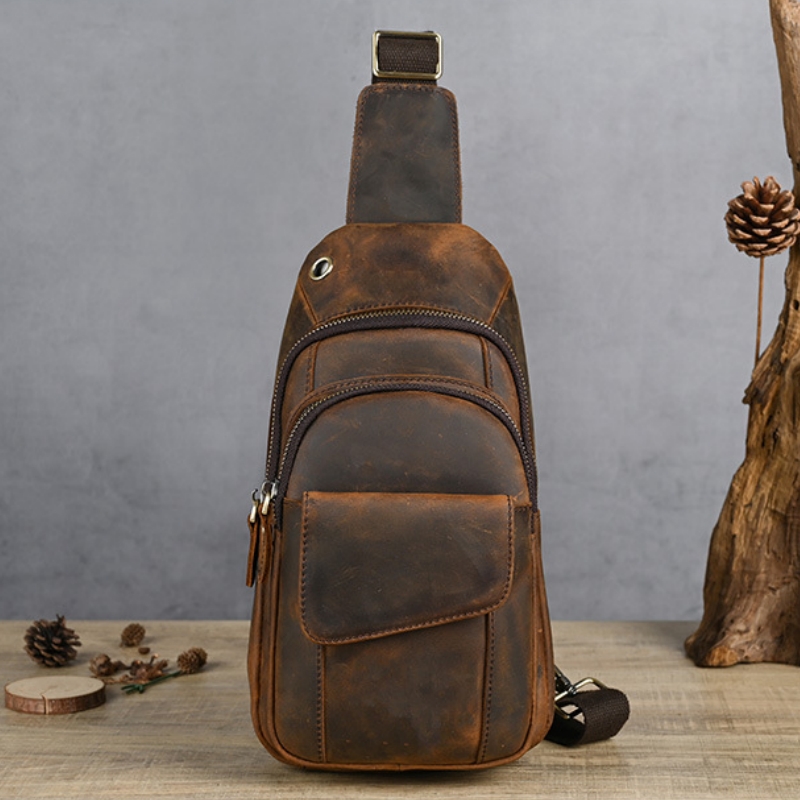 Designer Luxury Multifunction  - Leather Backpack Vintage avaliação e preço