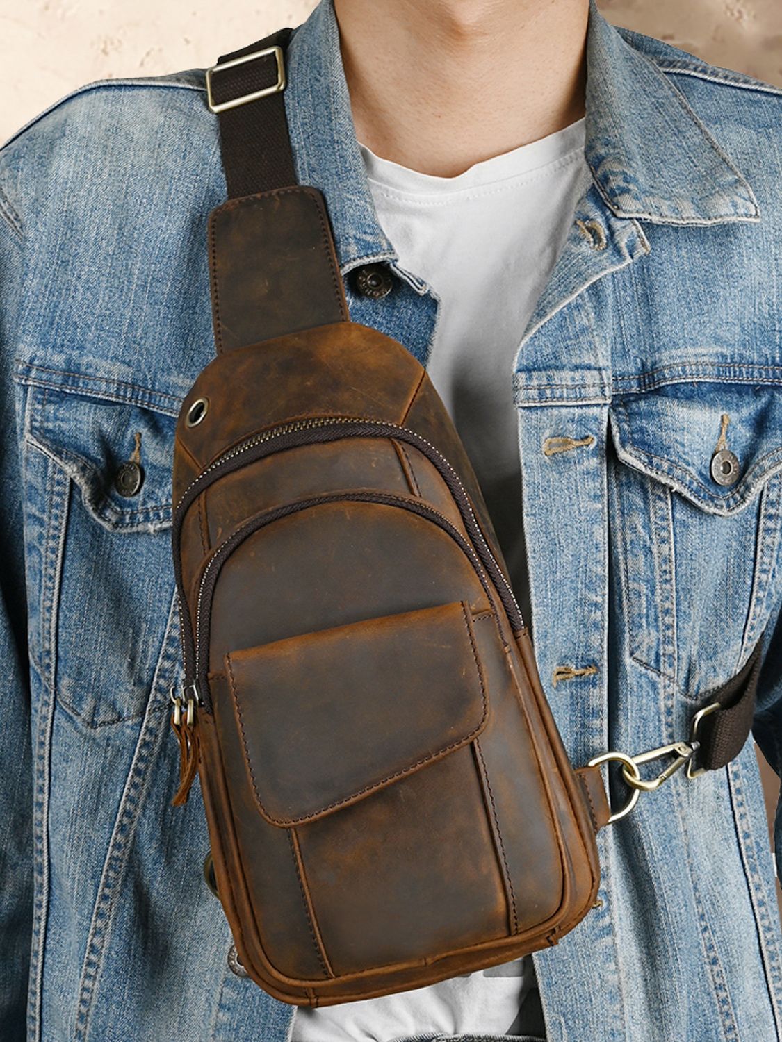 Designer Luxury Multifunction  - Leather Backpack Vintage avaliação e preço