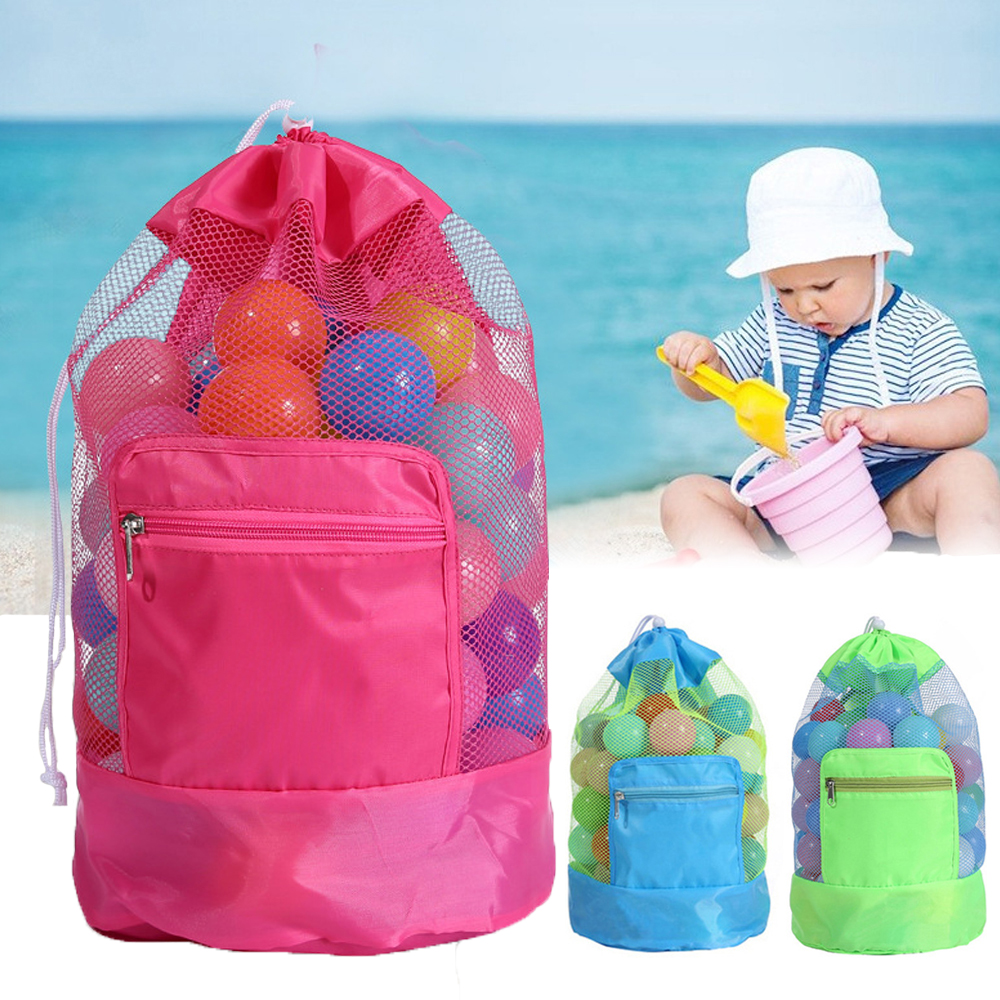 Mesh Swimming Bag For Children - Foldable Backpack Small avaliação e preço