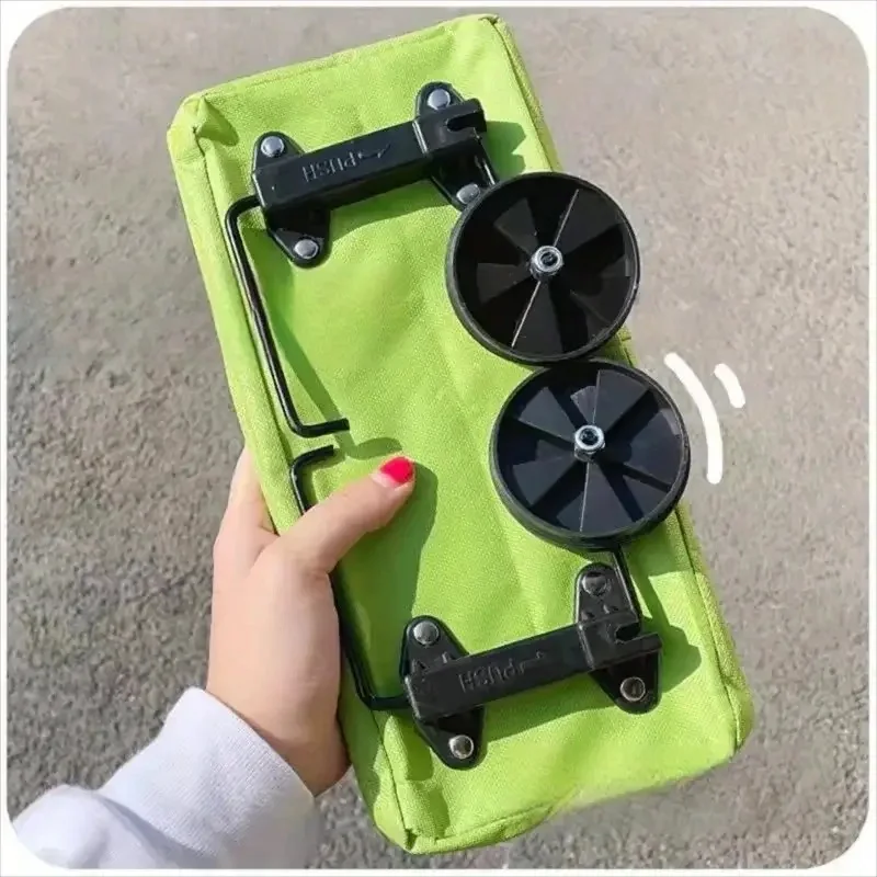 1pc Portable Shopping Cart wit - Foldable Backpack Small avaliação e preço