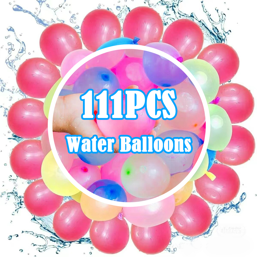 111pcs/bag Water Balloons Rapi - Hydration Pack Outdoor avaliação e preço