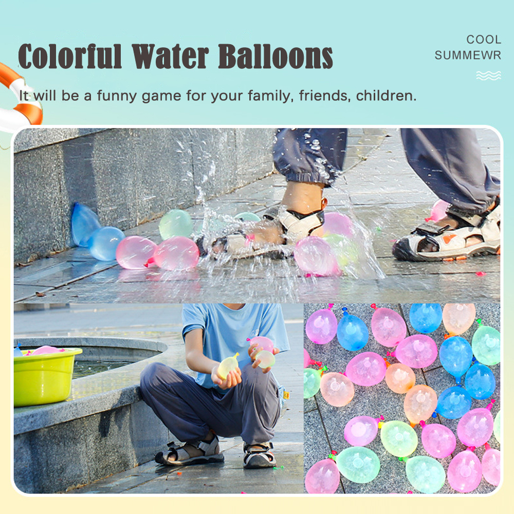 111pcs/bag Water Balloons Rapi - Hydration Pack Outdoor avaliação e preço