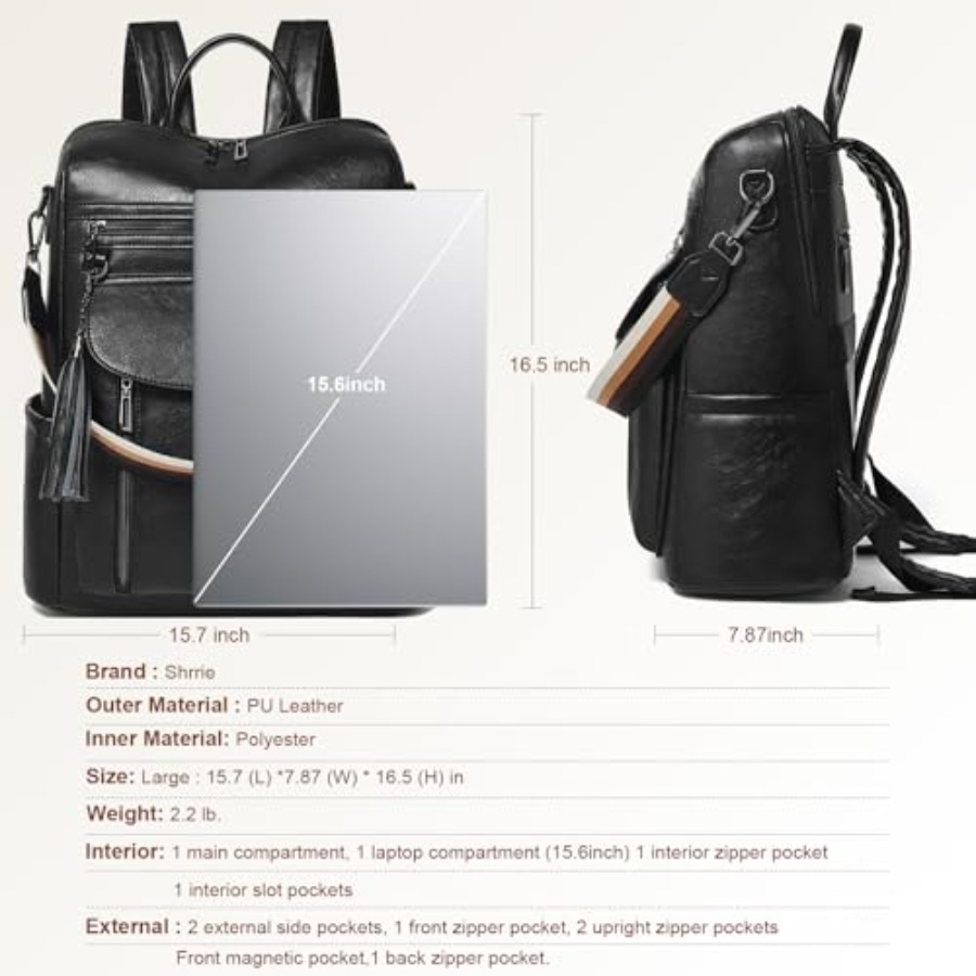 Laptop Backpack for Women 15.6 - Laptop Backpack 15.6 avaliação e preço