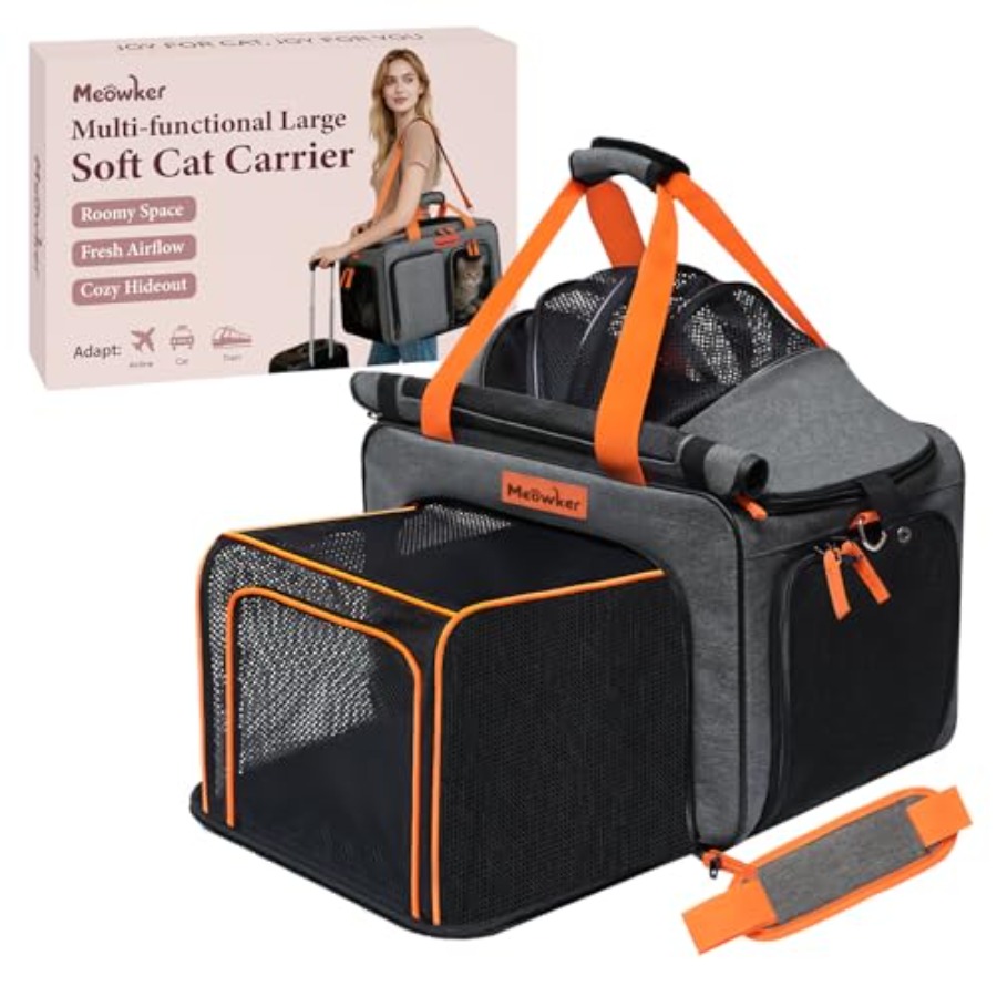 Cat Pet Carrier Soft Sided Bag - Foldable Backpack Small avaliação e preço