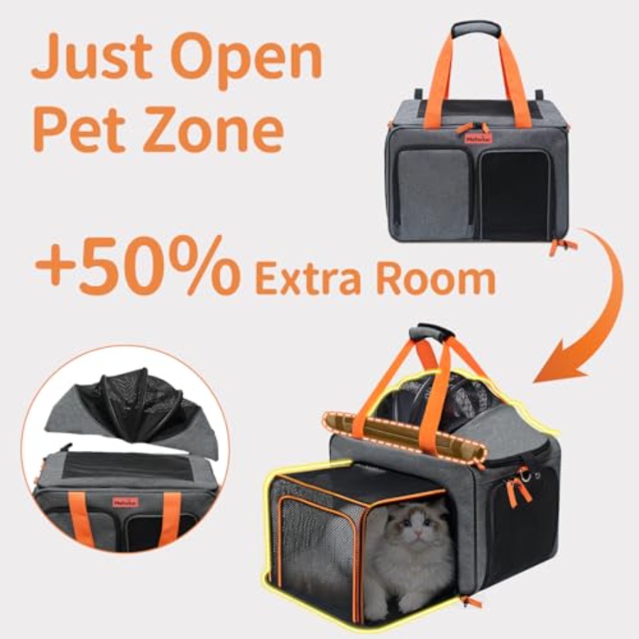 Cat Pet Carrier Soft Sided Bag - Foldable Backpack Small avaliação e preço