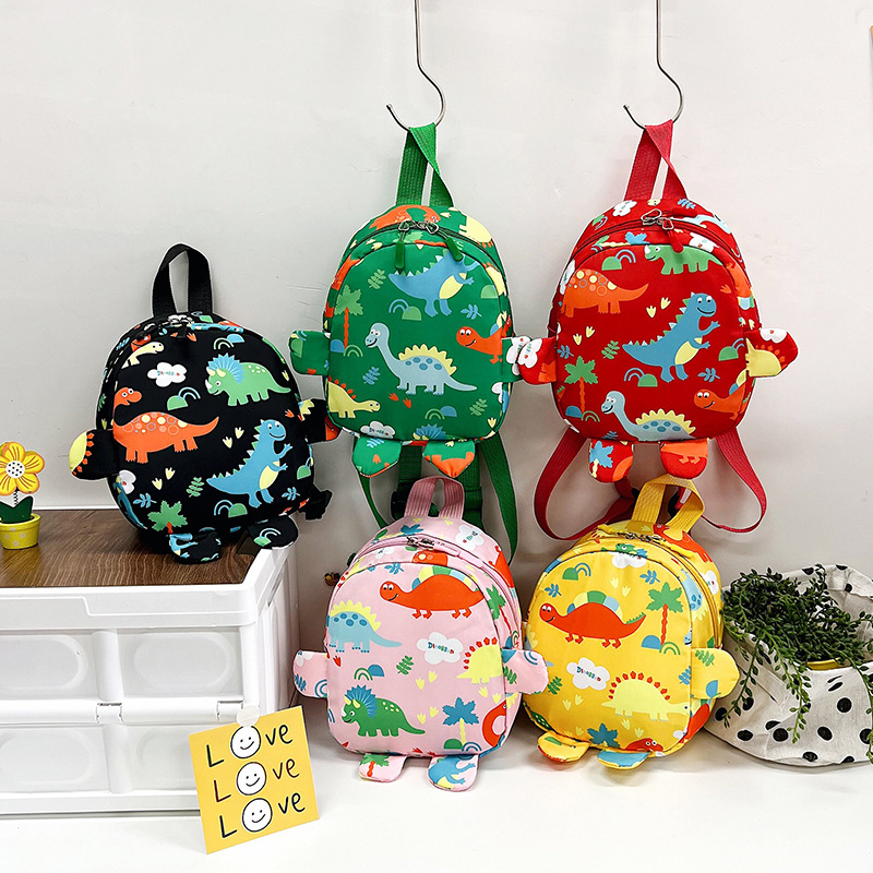 Cute Children Bag Cartoon Dino - Travel Backpack Anti Theft avaliação e preço
