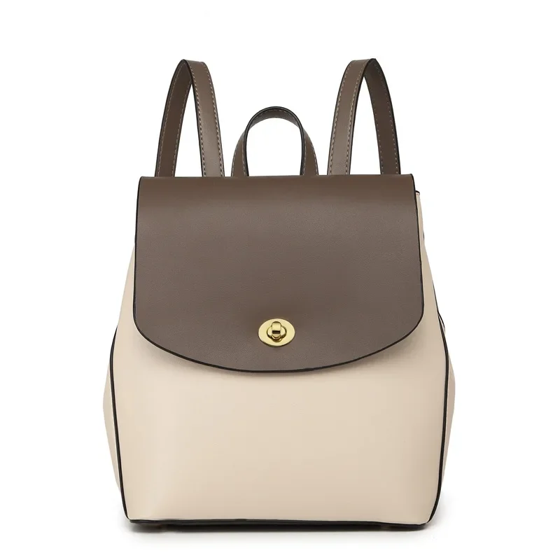 Women's Bags Large Capacity Le - Leather Backpack Vintage avaliação e preço
