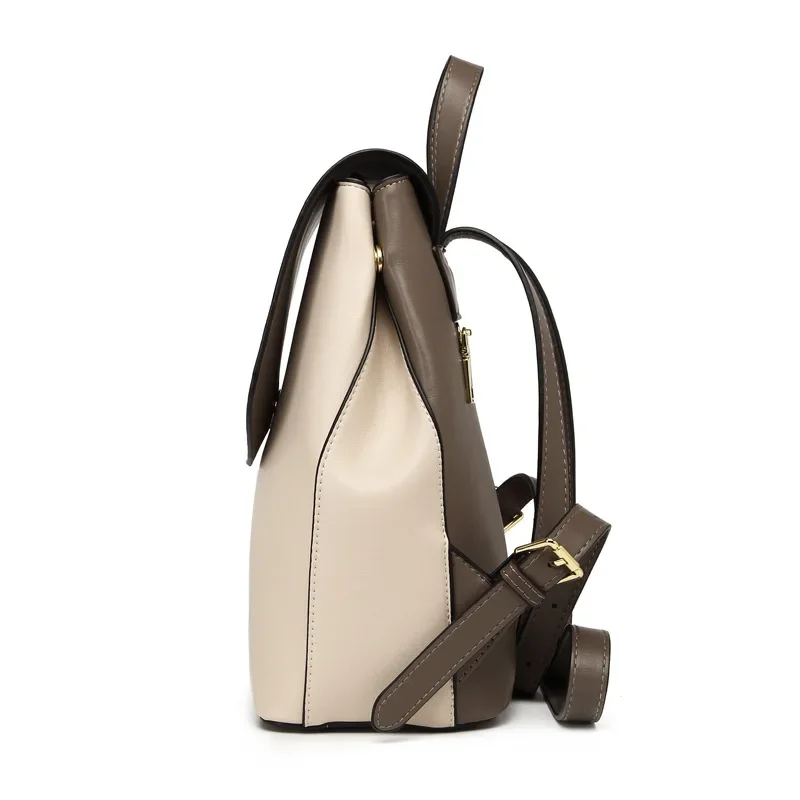 Women's Bags Large Capacity Le - Leather Backpack Vintage avaliação e preço