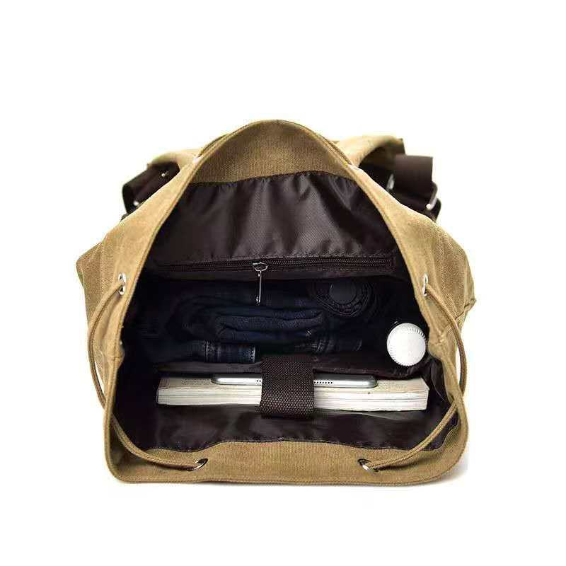 2026 Canvas backpack with dual - Fashion Backpack Women avaliação e preço