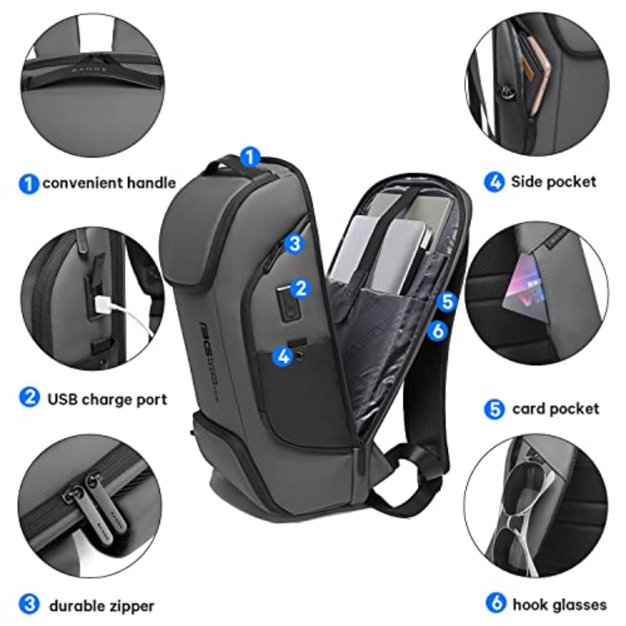 Business Laptop Smart backpack - Laptop Backpack 15.6 avaliação e preço