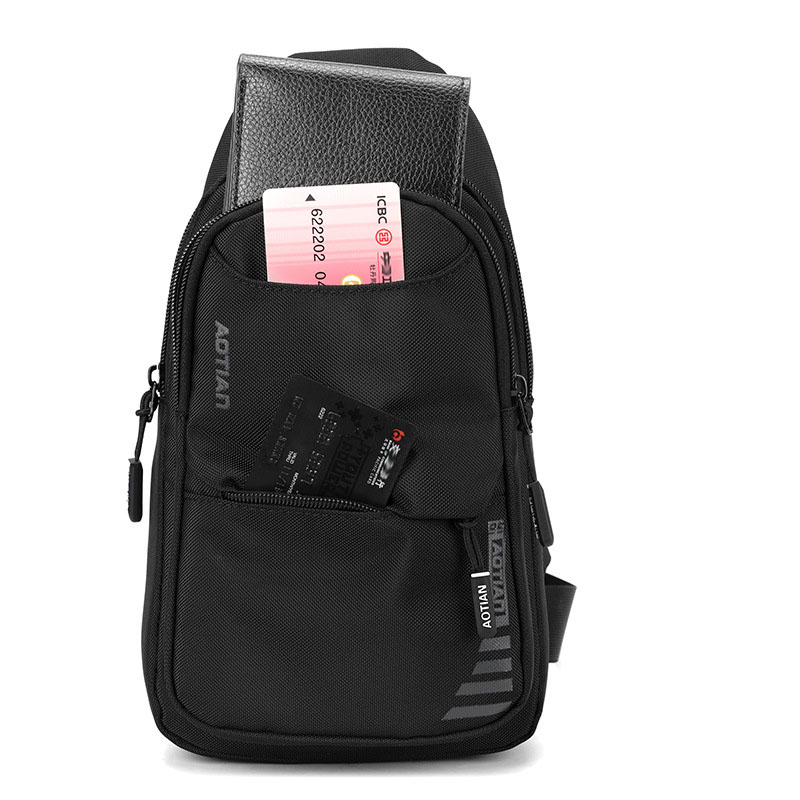 Sling Bags for Men Large Capac - Sling Backpack Shoulder avaliação e preço
