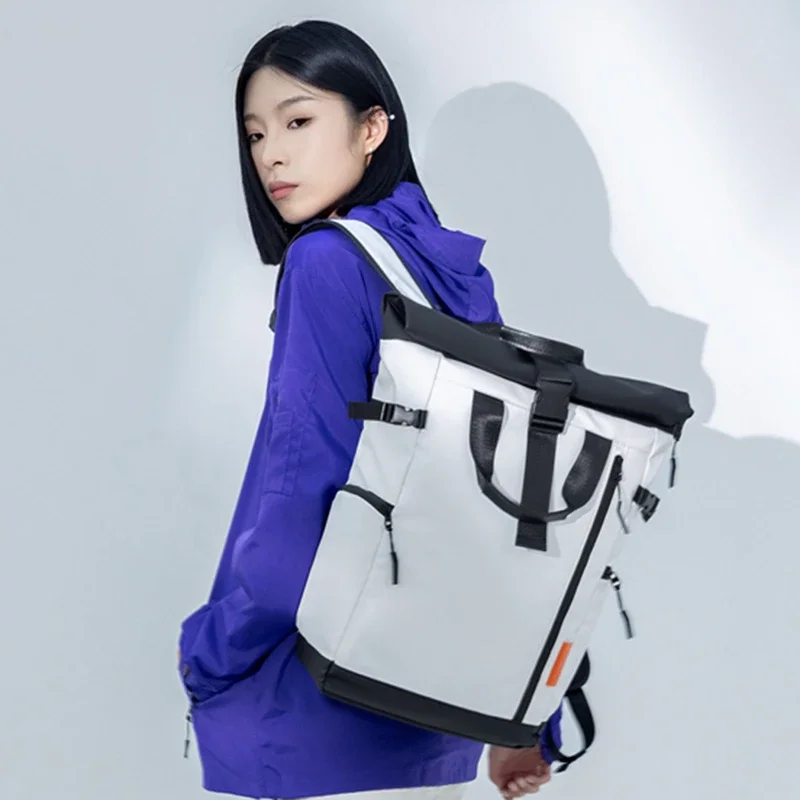 Unisex Fashionable Minimalist  - Canvas Backpack Casual avaliação e preço