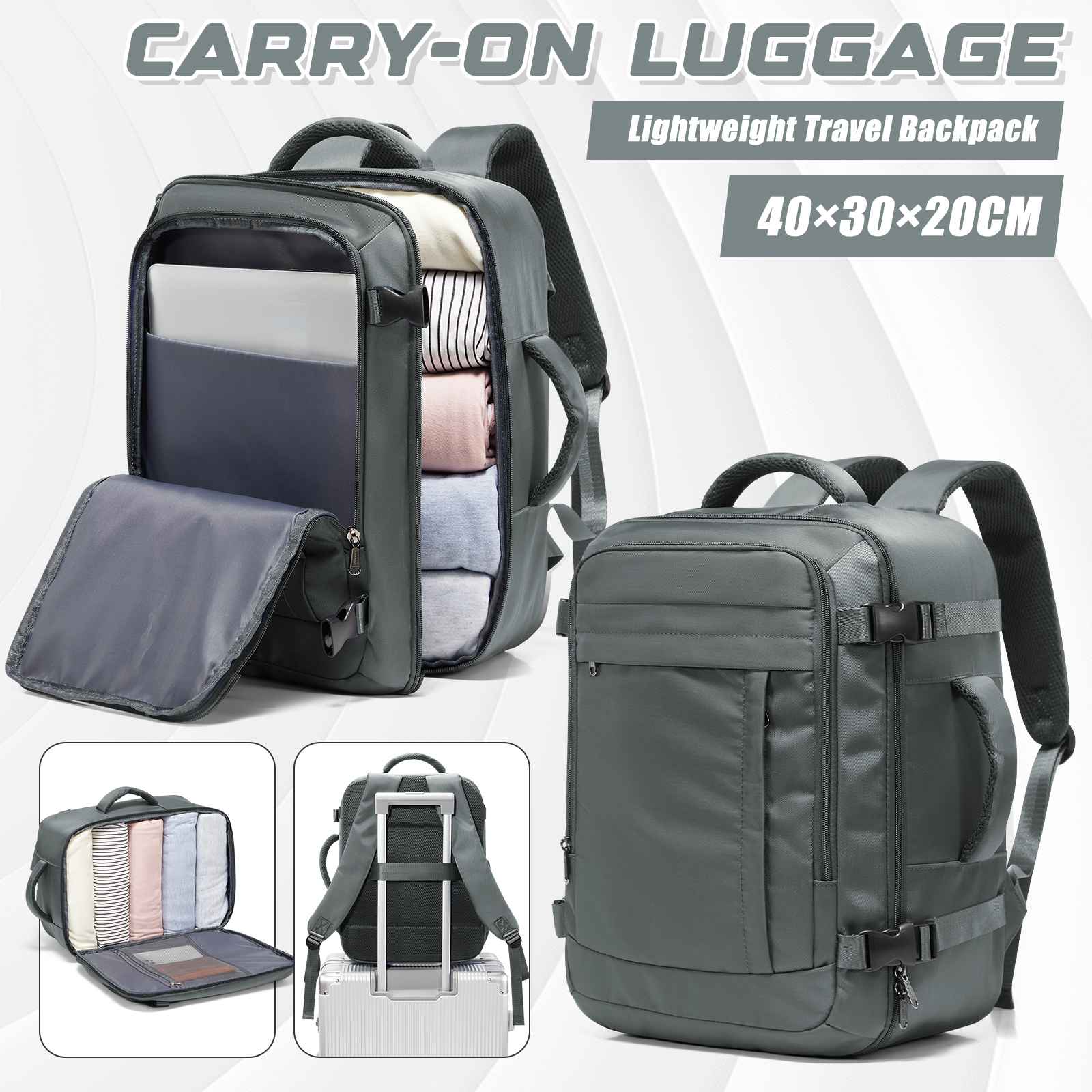 Ryanair Cabin Bags 40x30x20 Un - Canvas Backpack Casual avaliação e preço