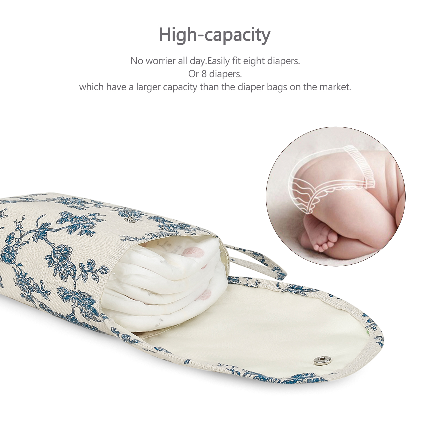 Baby Diaper Bag Reusable Mommy - Backpack Diaper Bag avaliação e preço