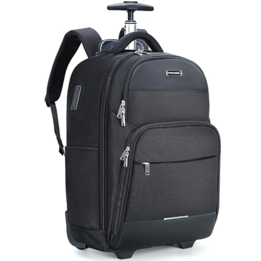 Rolling Backpack 30L Travel La - Laptop Backpack 15.6 avaliação e preço