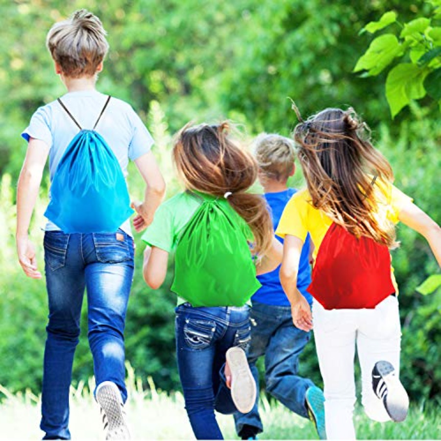60 Pieces Drawstring Backpack  - Drawstring Gym Bag avaliação e preço