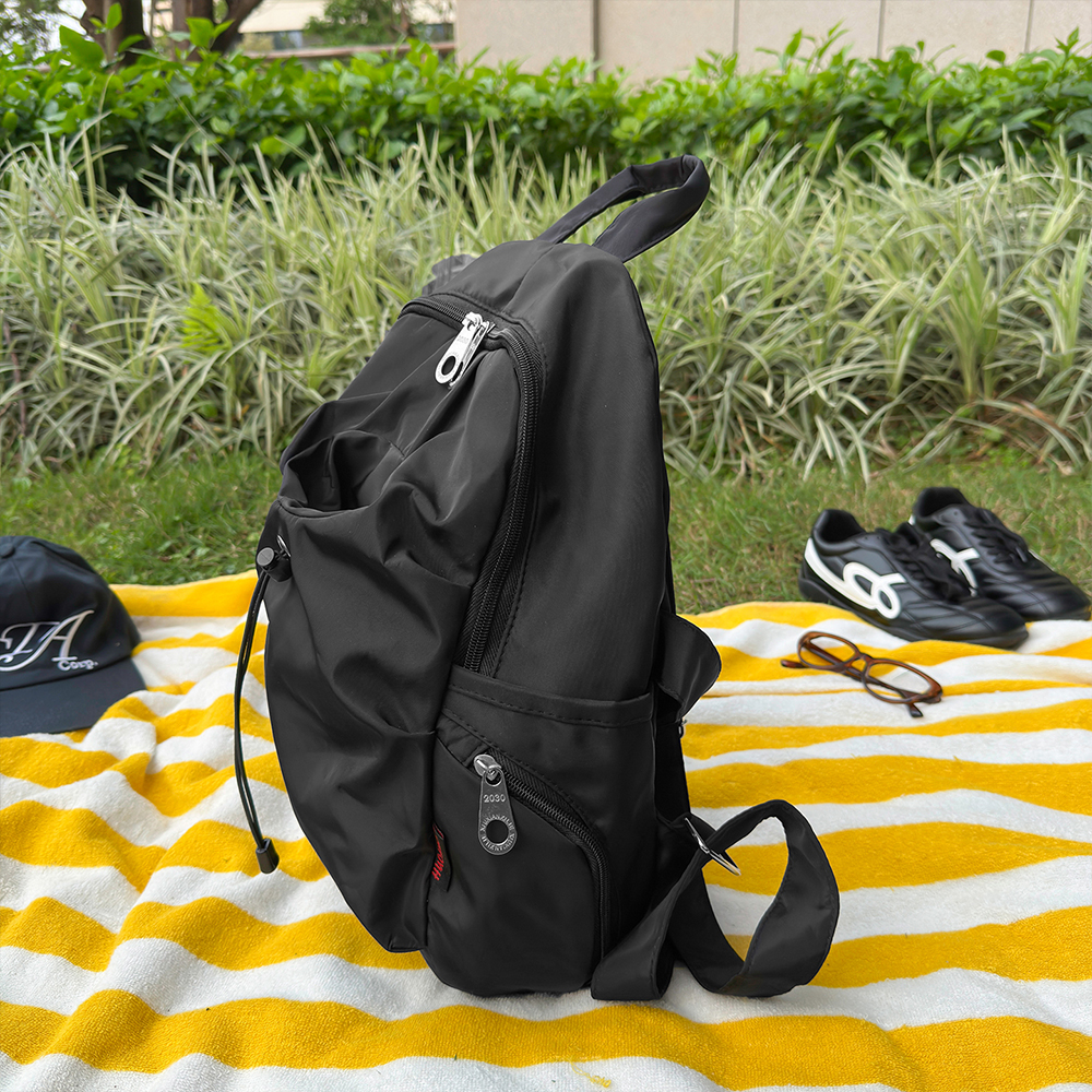 Polka Dot Nylon Drawstring Bac - Canvas Backpack Casual avaliação e preço