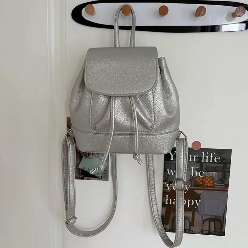 Small Fashion Backpacks School - Leather Backpack Vintage avaliação e preço
