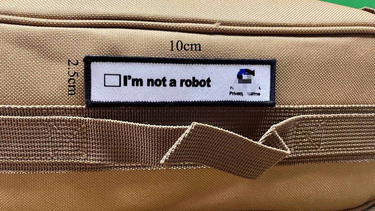I'm Not A Robot Tactical Patch - Urban Backpack Tactical avaliação e preço