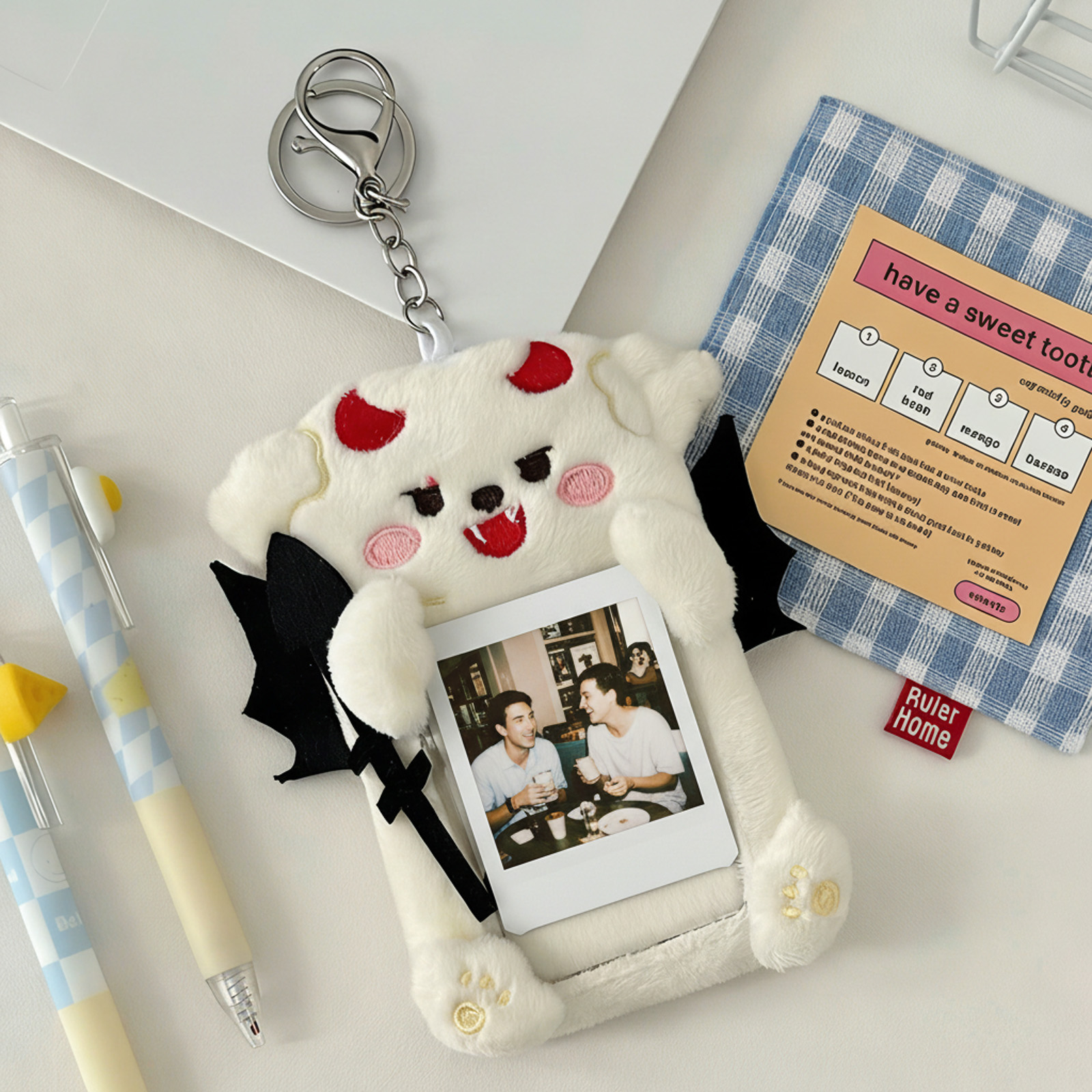 Plush Angel Devil Keychain Cut - Fashion Backpack Women avaliação e preço