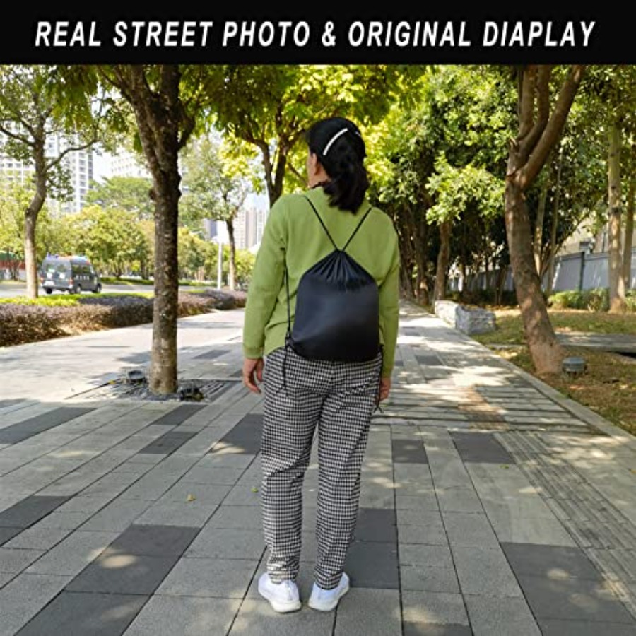 100 Pack Drawstring Backpack B - Drawstring Gym Bag avaliação e preço