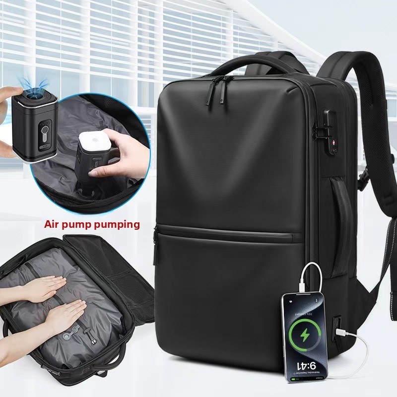 Waterproof Expandable Travel B - Business Backpack Brief avaliação e preço