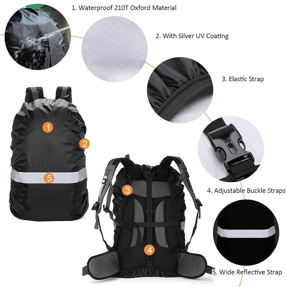 1Pcs Upgraded Waterproof Backp - Rain Cover Backpack avaliação e preço