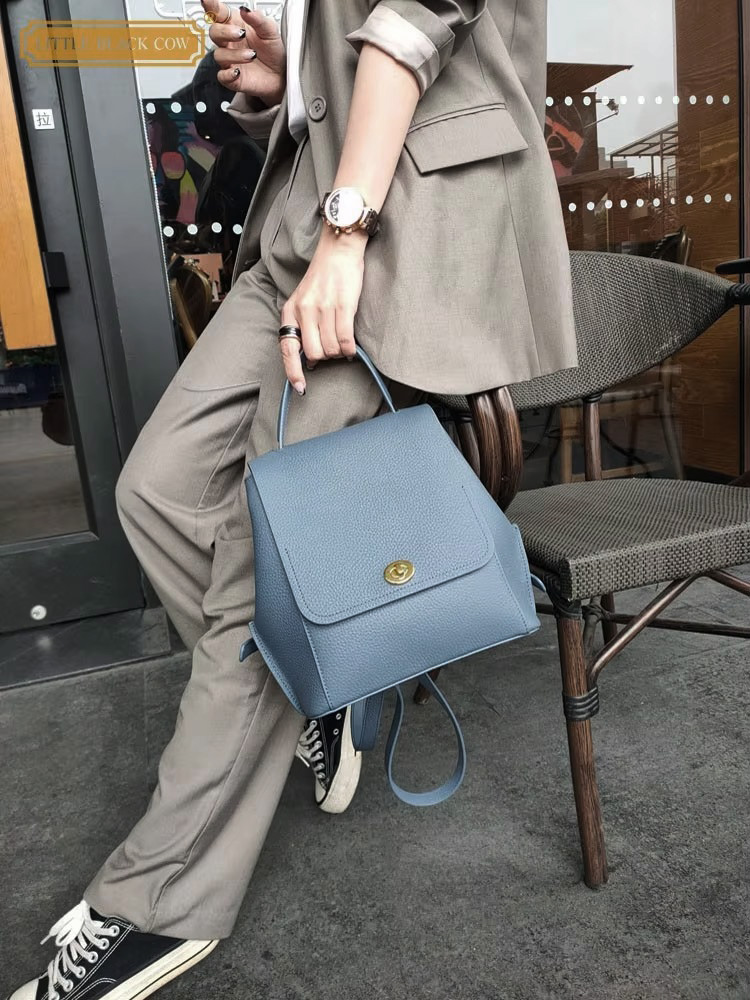 Genuine Leather Backpack Women - Leather Backpack Vintage avaliação e preço