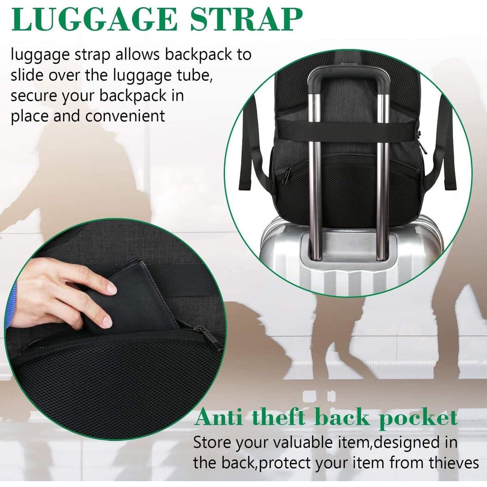 MATEIN BusinLaptop Backpack, 1 - Laptop Backpack 15.6 avaliação e preço