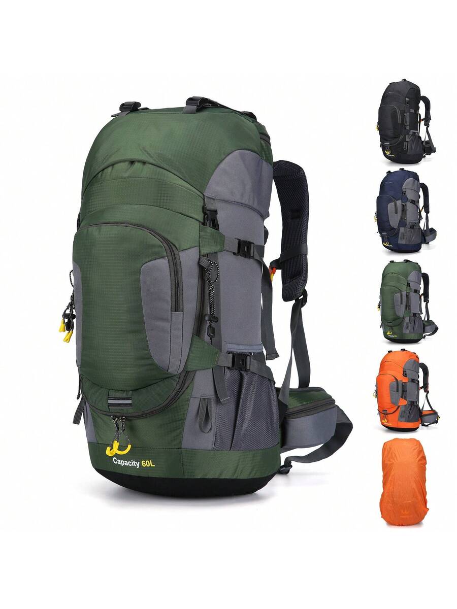 60L Waterproof Oxford Backpack - Hiking Backpack Waterproof avaliação e preço