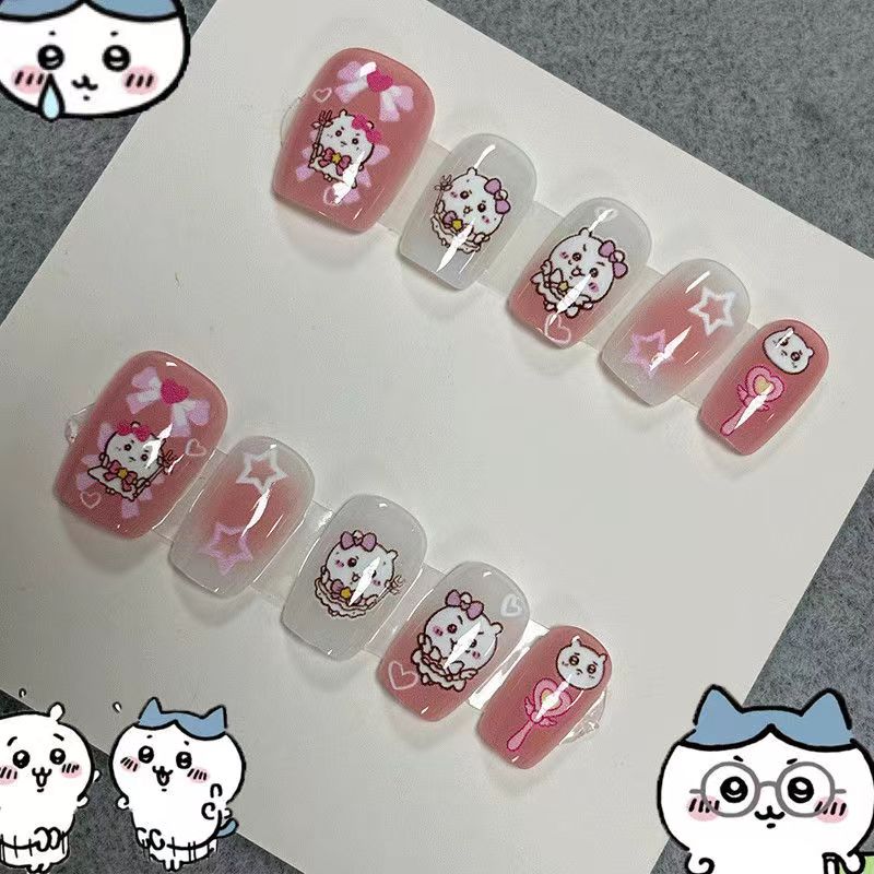 Nail Art yiji ハチワレ Hachiware う - Mini Backpack Purse avaliação e preço