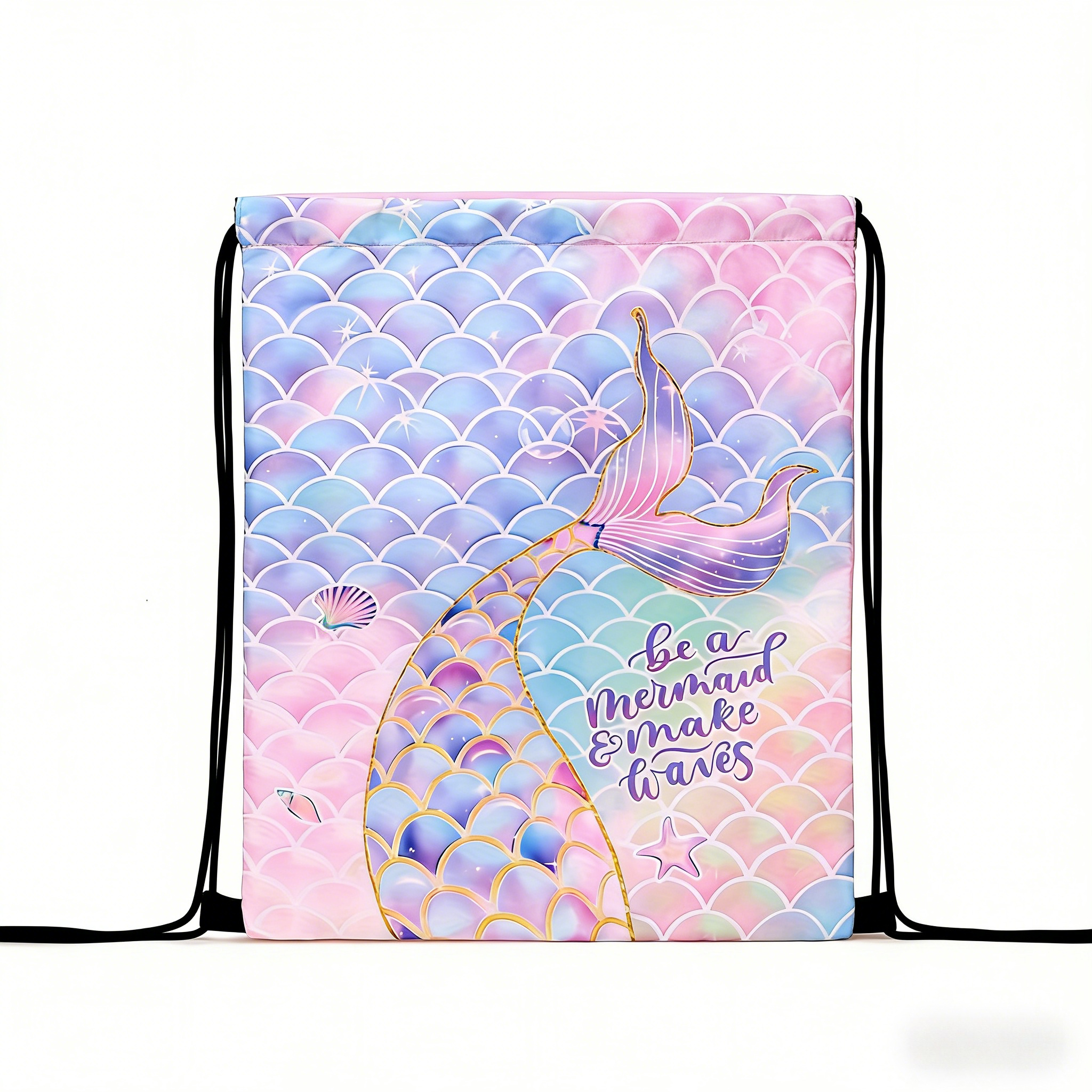 Drawstring Backpack, Adjustabl - Drawstring Gym Bag avaliação e preço