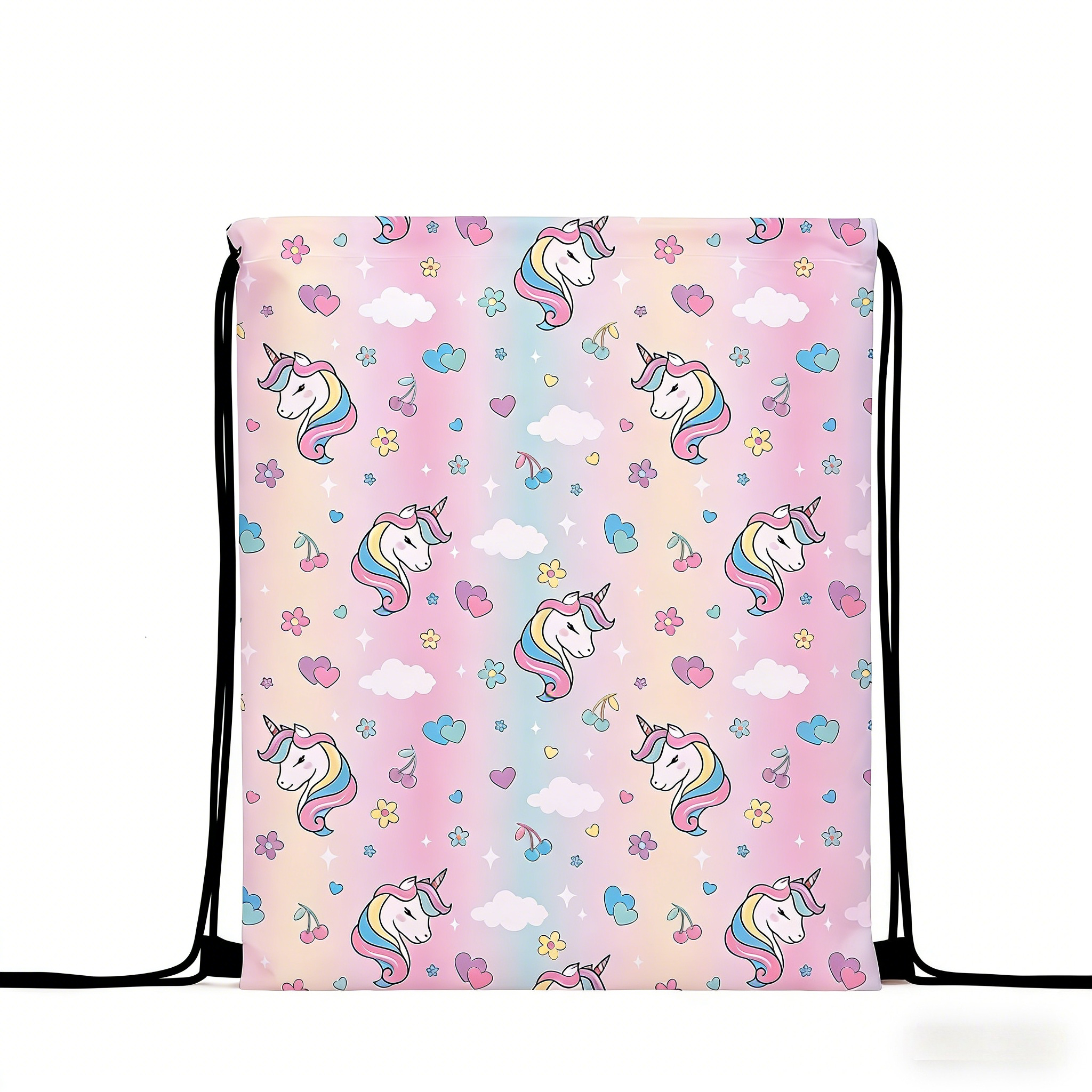 Drawstring Backpack, Adjustabl - Drawstring Gym Bag avaliação e preço