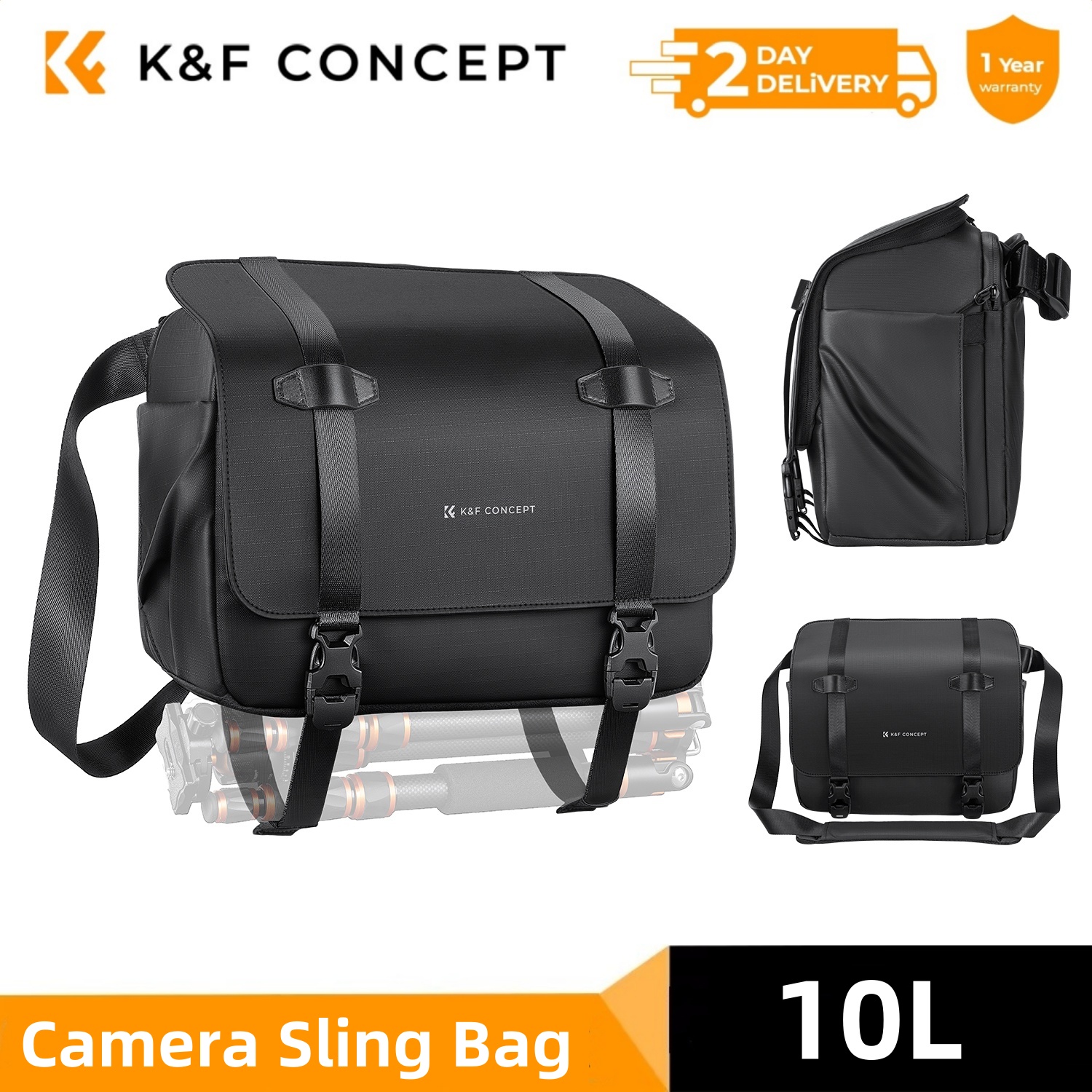K&F CONCEPT 10L Camera Sling B - Sling Backpack Shoulder avaliação e preço