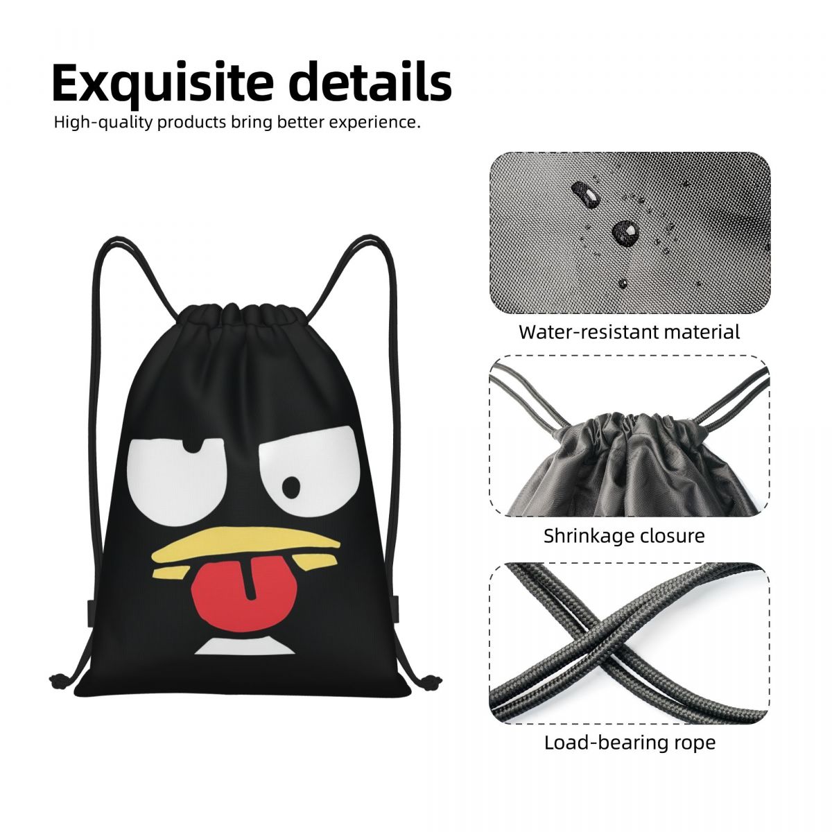 Badtzs Marus  Penguin Drawstri - Drawstring Gym Bag avaliação e preço