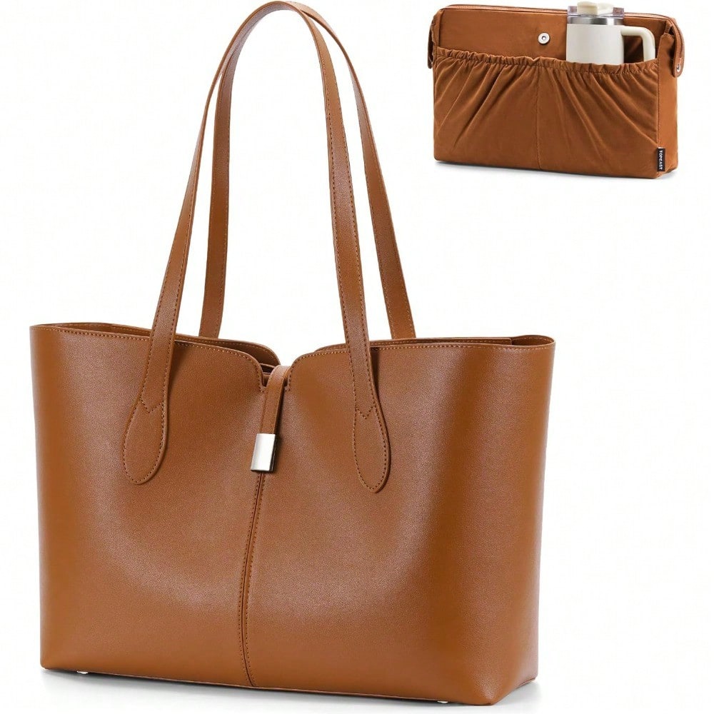 Laptop Tote Bag For Women With - Laptop Sleeve Removable avaliação e preço