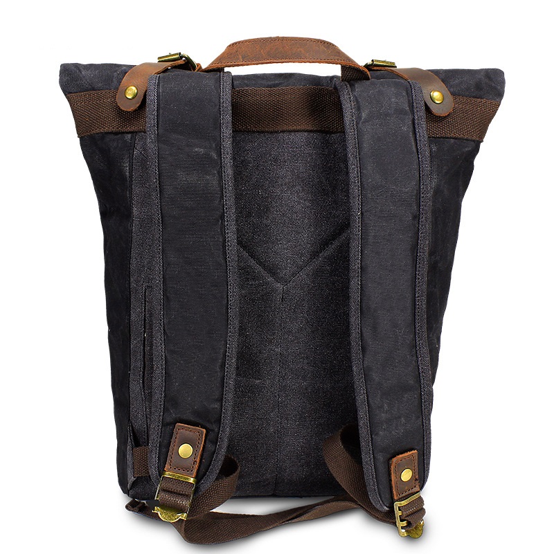 Retro Canvas Leather Backpacks - Leather Backpack Vintage avaliação e preço
